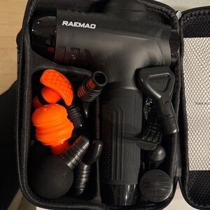 Black Massage Gun with Accessories